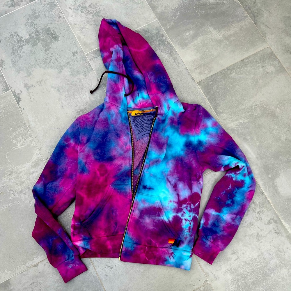 EUC Aviator Nation Zip Hoodie